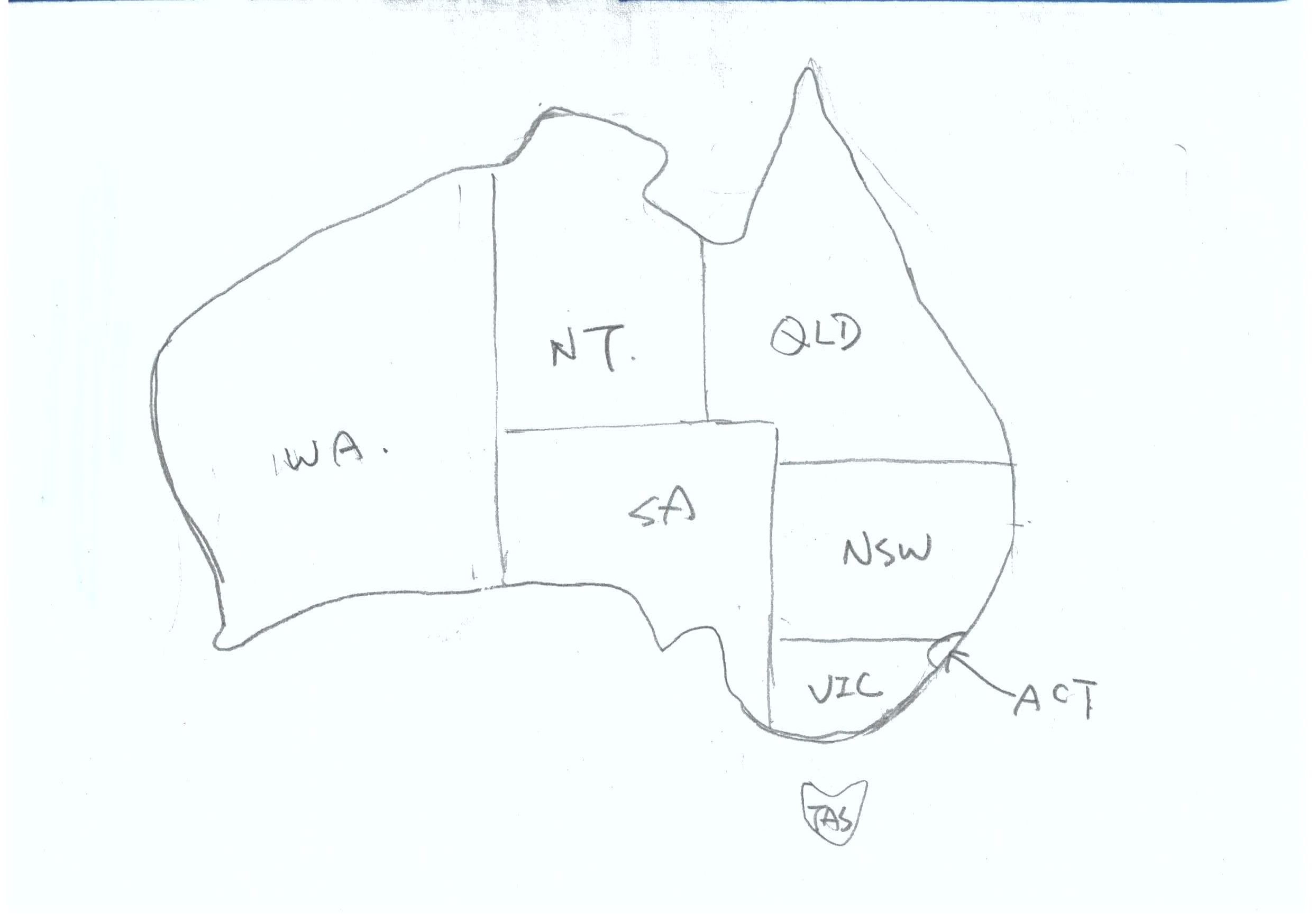 MAP - Australia