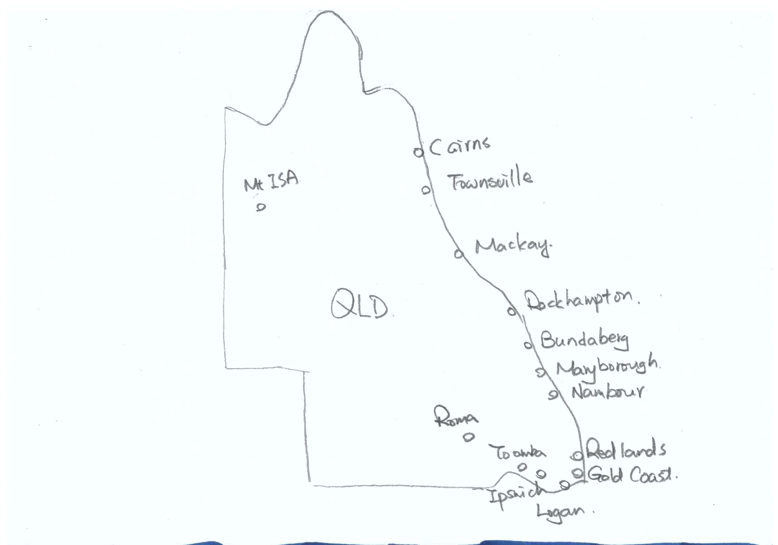 MAP - Queensland